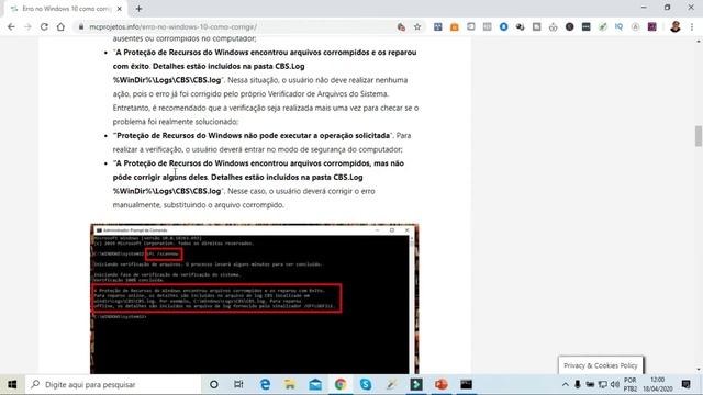 ERRO NO WINDOWS 10 COMO CORRIGIR? смотреть онлайн