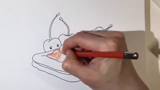 How To Draw Kawaii (かわいい | 可愛い) Cherry Pastry | (Step by Step Easy) смотреть онлайн