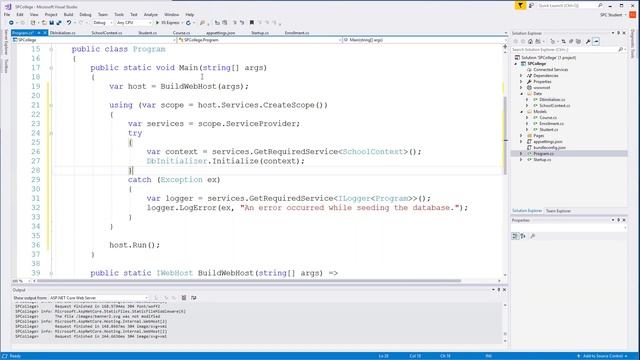 Initializing the DB With Entity Framework .Net Core 2 and Verify Data - Lesson 1.5 смотреть онлайн