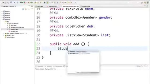 08 ListView with Custom Object смотреть онлайн