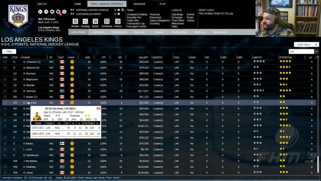 L.A. Kings 1971/72 Season - A New Hope! (Part 8) - Franchise Hockey Manager 3