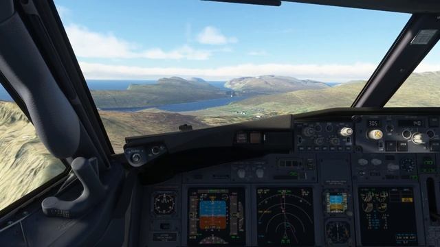 MSFS 2020 PMDG 737-800 engine failure, descent and landing смотреть онлайн