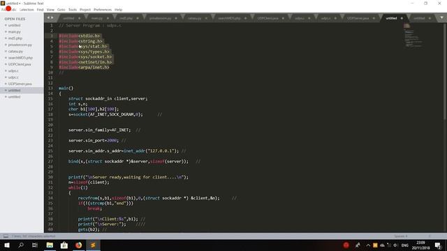 Aplikasi Chatting Socket Programming Berbasis Protocol UDP смотреть онлайн