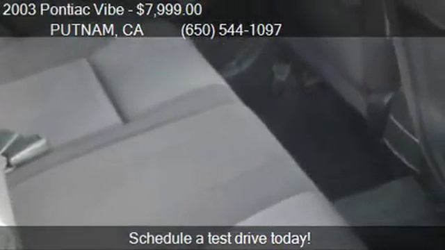 2003 Pontiac Vibe GT - for sale in Burlingame, CA 94010 смотреть онлайн