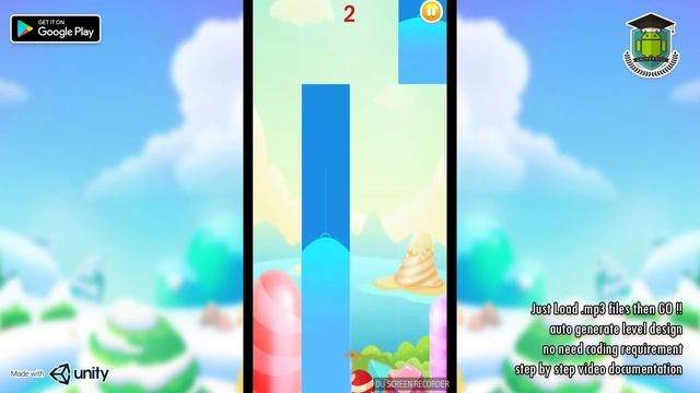 Candy Piano Tiles - Source Code Unity ( Video Promotion ) смотреть онлайн