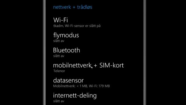 Hvordan slå av mobilt datanettverk på din Windows Phone (Lumia640) смотреть онлайн