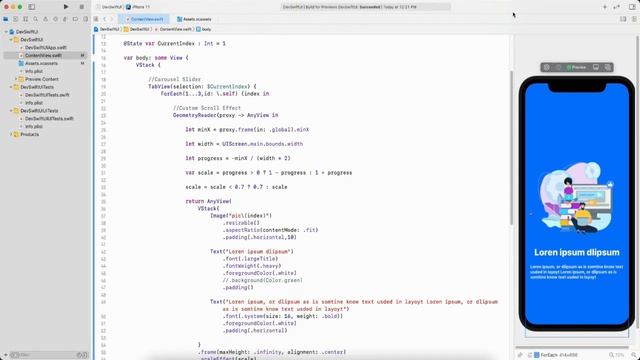 SwiftUI Carousel Slider Welcome Page смотреть онлайн