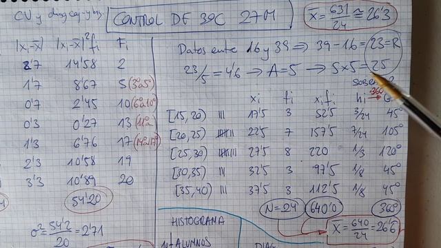 Examen de estadística de 3°C resuelto 27M смотреть онлайн