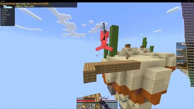 ABUSING HORION ON CUBECRAFT | Minecraft Windows 10 Edition Hacking смотреть онлайн