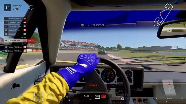GTSport Gameplay - Lamborghini Countach 25th Anniversary 1988 (Update 1.36) (60 FPS) смотреть онлайн