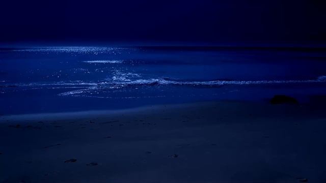 🌙 Сон у моря под шум волн. Полная луна и расслабляющий прибой на пляже. Шум океана смотреть онлайн