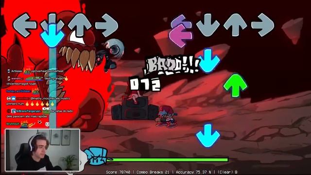 cellbit zerando o melhor mod de Friday Night Funkin (Tricky) смотреть онлайн