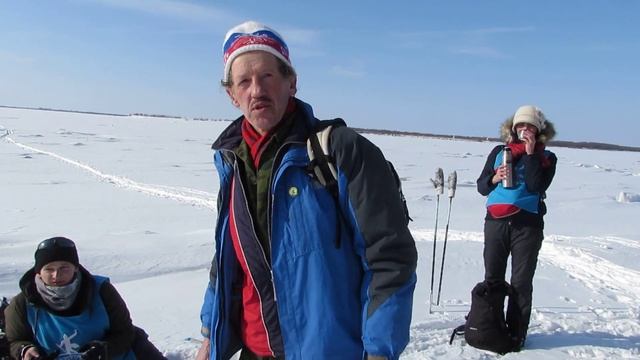 Ледовый переход. Николай Мельников - ветеран-лыжник из Хабаровска смотреть онлайн