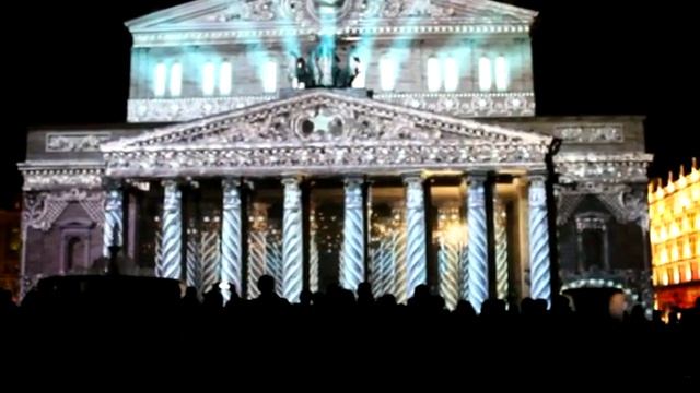 Visit Bolshoi theater light show Circle of Light 2015 смотреть онлайн