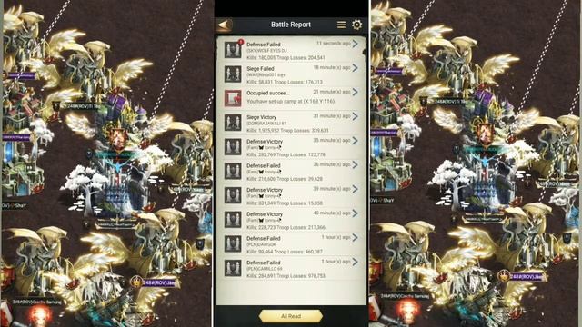 Rise Of The Kings Kvk Overlord Event | Smooth Gameplay | Android Bilzee Gaming