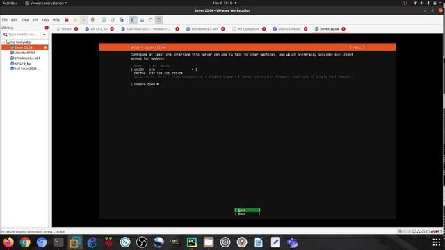 06. Installing Ubuntu Server and interconnecting virtual network смотреть онлайн
