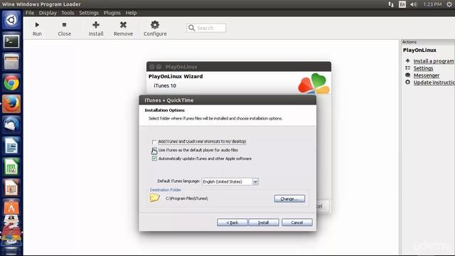 Ubuntu Desktop for Beginners: iTunes setup on Ubuntu смотреть онлайн