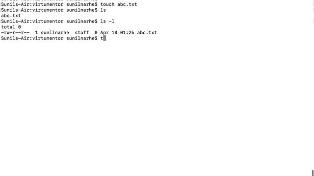 Linux Basic Command: "touch" смотреть онлайн