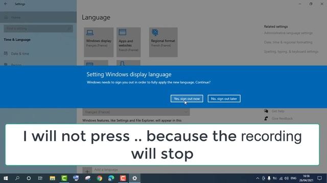 How to change system language on Windows 10 without reinstallation смотреть онлайн