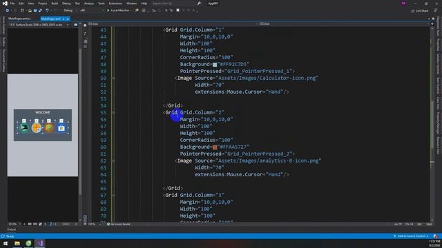 Universal Windows Platform: (UWP)Template menu design смотреть онлайн