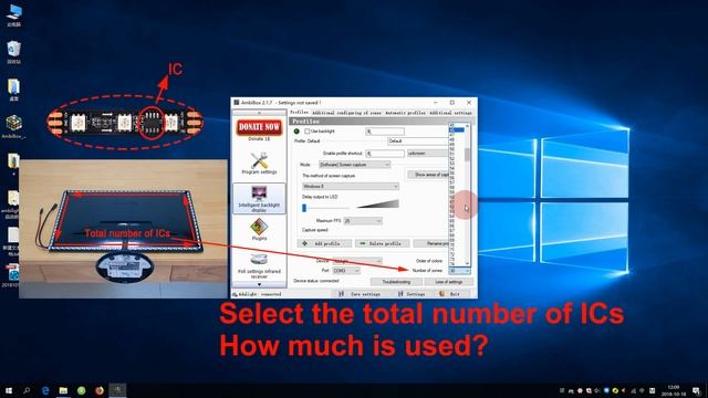 Ambibox  Setting Yinice Ambilight
