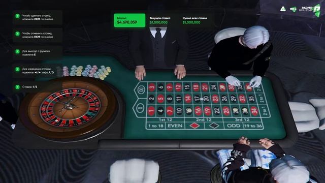 ВЫЙГРАЛ 18КК В КАЗИКЕ RADMIR RP(1 Server)!!!