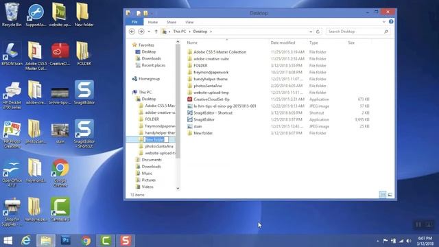 Windows File Explorer - How to Make and Rename a folder смотреть онлайн