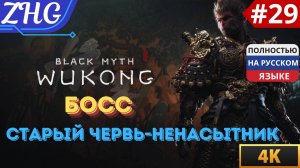ПРОХОЖДЕНИЕ BLACK MYTH WUKONG [4K] Русская Озвучка Часть: 29  БОСС: Старый червь - ненасытник