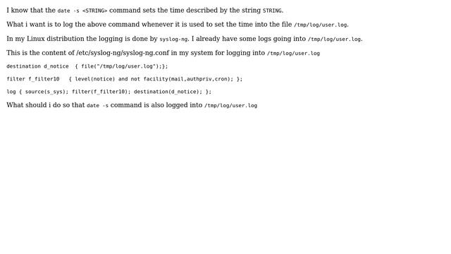 DevOps & SysAdmins: Log "date -s" command смотреть онлайн