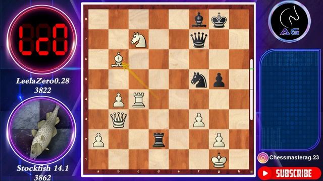 A legendary tactical game!! || Stockfish 14.1 vs Leela chess Zero смотреть онлайн