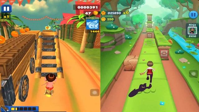 Little Ganesha Run & Subway Princess Runner - Games Super Fun Time | Android/iOS Gameplay HD смотреть онлайн