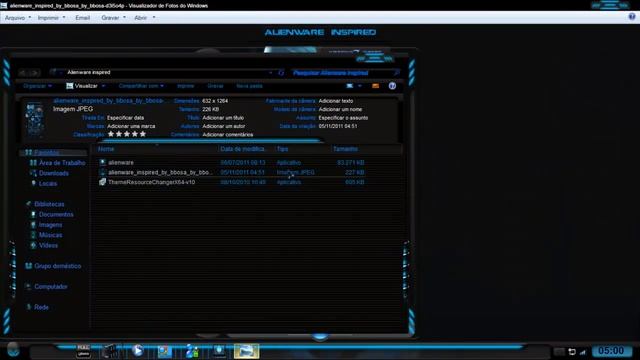 Tema Windows 7 Alienware смотреть онлайн