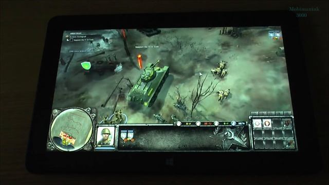 1# Company of Heroes 2 test on tablet Intel Core M-5Y71 new Dell Venue 11 Pro 7140 смотреть онлайн