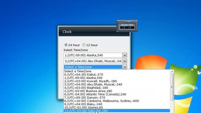 Clock Windows 7 Gadget смотреть онлайн
