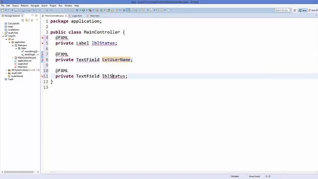 JavaFx Tutorial For Beginners 10 Create Login Application смотреть онлайн