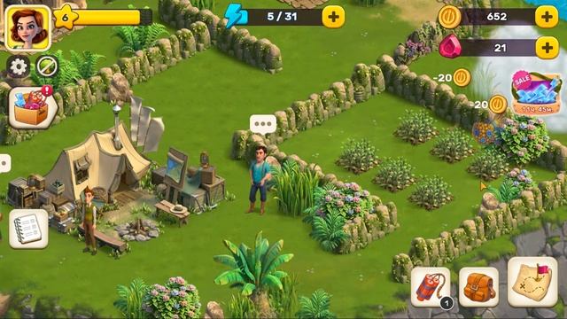 Atlantis Odyssey - Gameplay Walkthrough Part 2 - Level 7 Mini Game (Android, iOS) Farm Game смотреть онлайн