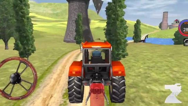 Real Tractor Trolley Cargo Farming Simulation Game - Indian Farming Tractor Games- Android Game #03 смотреть онлайн