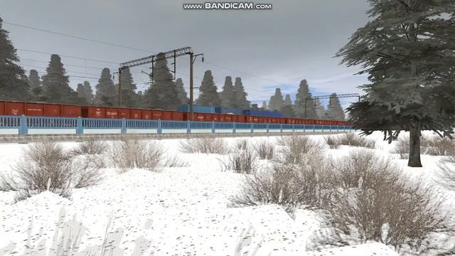 3ТЭ10М-2573 С Грузовыми Вагонами В Trainz Simulator 2012 смотреть онлайн