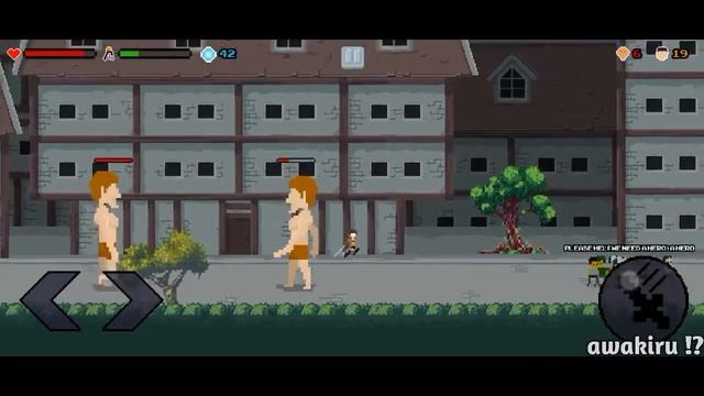 AoT Android Gameplay! - Pixel On Titan | AoT Games For Android | Anime Games | AoT Part 5 смотреть онлайн
