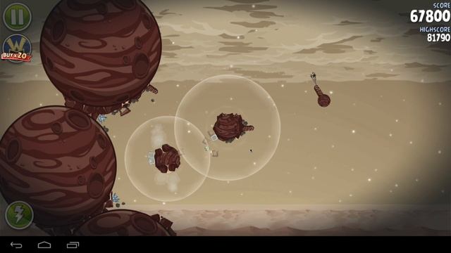 Angry Birds Space Mirror Worlds Red Planet Mirror World Level M5-14  83940