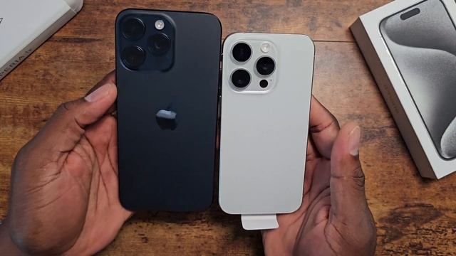 iPhone 15 Pro Unboxing & First Look at White Titanium 🤍 🤩 смотреть онлайн