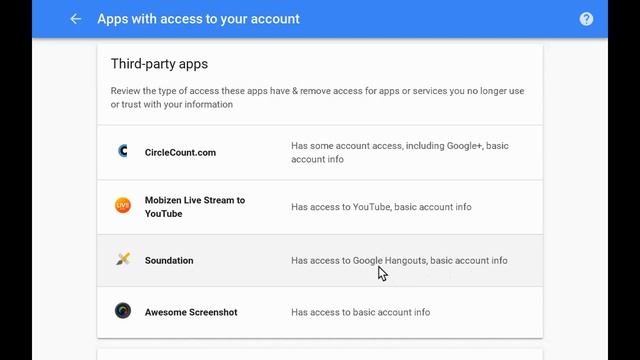 Remove 3rd party apps with access to your Google Account смотреть онлайн