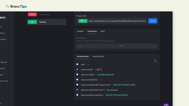 Bravo Tips #6: API Request DELETE смотреть онлайн