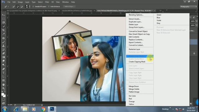 how to create collage in photoshop ➡Trend pc edits ➡ tamil tutorail смотреть онлайн