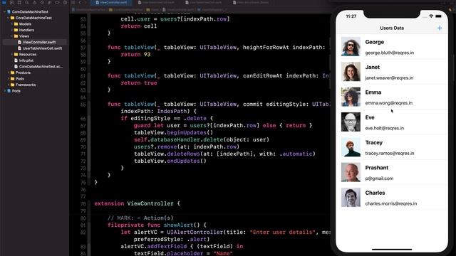 Machine Test In IOS Using Core Data And Api Calling