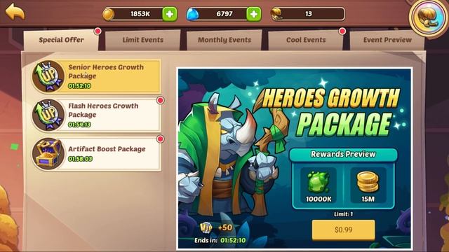 Idle Heroes- F2P Adventure Episode 5! E1 Delacium In 2 Weeks!!! смотреть онлайн
