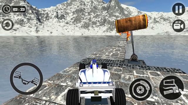 Impossible Formula Car Stunt Racing Tracks - Android Gameplay FHD смотреть онлайн