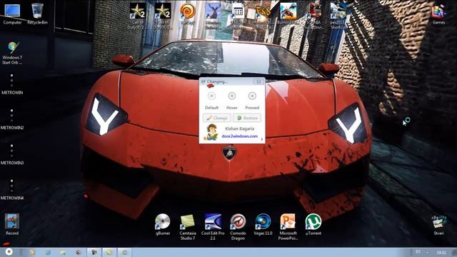 How to change start orb \ Program - Windows 7 Start Orb Changer смотреть онлайн