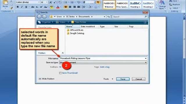 Microsoft Office 2007 (WORD): How To Save A Document смотреть онлайн