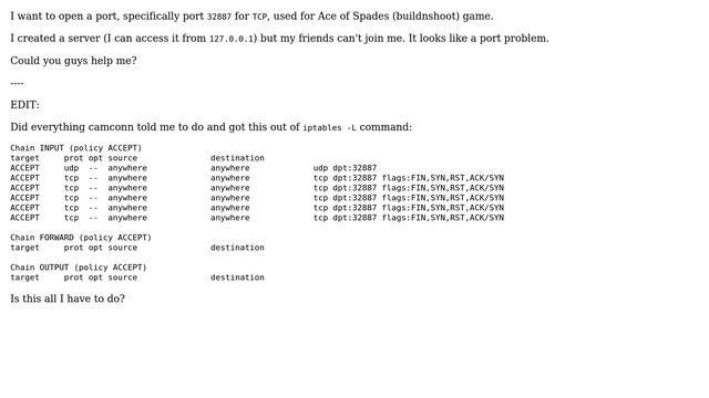 Ubuntu: How can I open ports? смотреть онлайн
